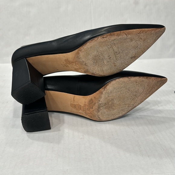 Marc Fisher Zala Black Leather Pumps 9.5M - Picture 4 of 8